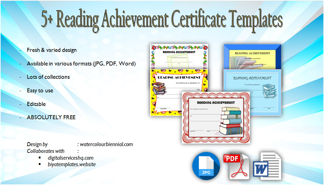 Download 5 best certificate template, especially for reading achievement, award, pdf, word, printable, editable, star, super reader, school, students certificates, ks2 free