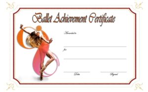 Download the best Ballet Certificate Templates, dance achievement award, template for word, pdf, ballerina, gift, to print, printable dance certificates, participation free!