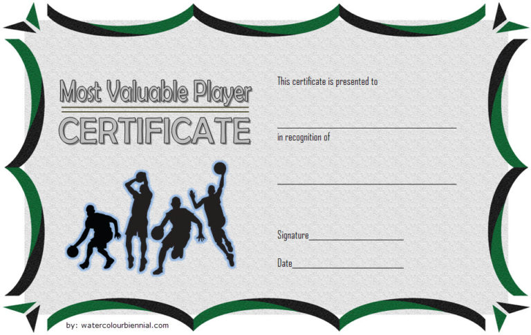 Download 10 Basketball Mvp Certificate Editable Templates Fresh