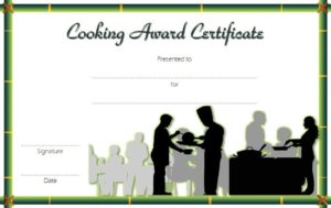 Download Cooking Contest Certificate Templates, award template, printable, professional certificates, participation, competition, cooking class, editable, word, pdf free!