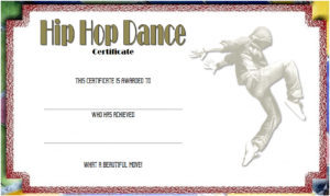 Free download hip hop certificate template pdf, dance award certificate templates for word, printable certificates, dance competition, street dance etc.