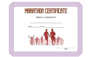 Download marathon certificate template, winner, finisher, running, participation templates, completion, pdf, word, 5k, fun run, printable, editable for free!