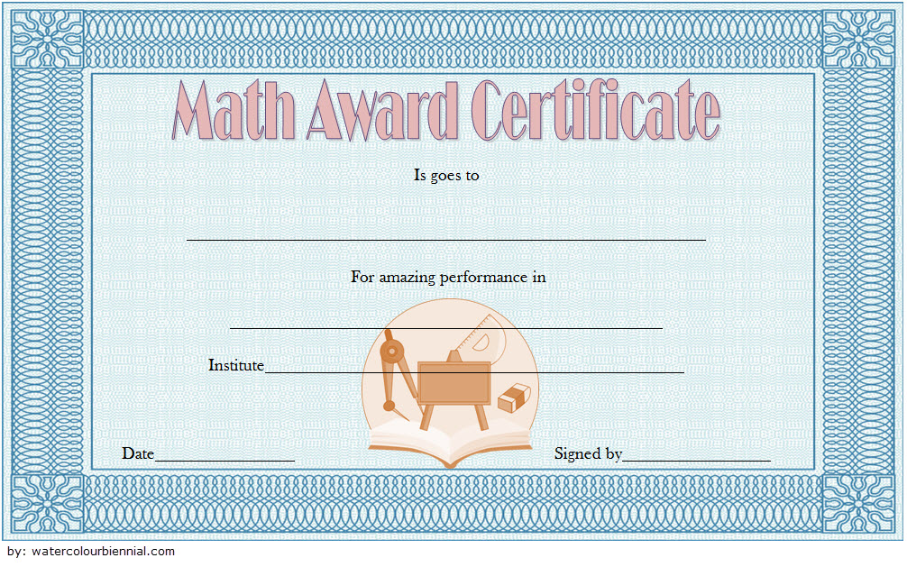 Download 7 Math Award Certificate Templates Free Fresh