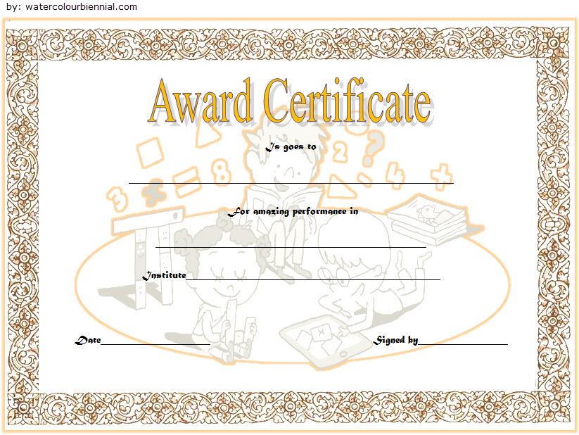 Download 7+ Math Award Certificate Templates Free – Fresh ...