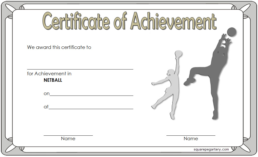 Netball Certificate Templates 10 Best Designs Fresh And Professional