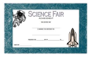 science fair certificate template, achievement award, participation certificates, templates for word, editable, pdf, 1st place winner, exhibition, robotics free download
