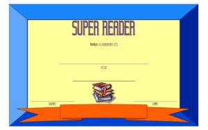 Download Super Reader Award Certificate, summer reading, accelerated, certificates template, printable, star student, achievement awards for students free!