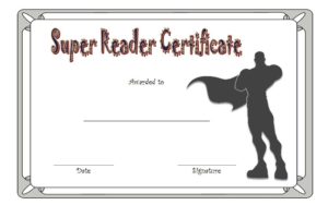 Download Super Reader Award Certificate, summer reading, accelerated, certificates template, printable, star student, achievement awards for students free!