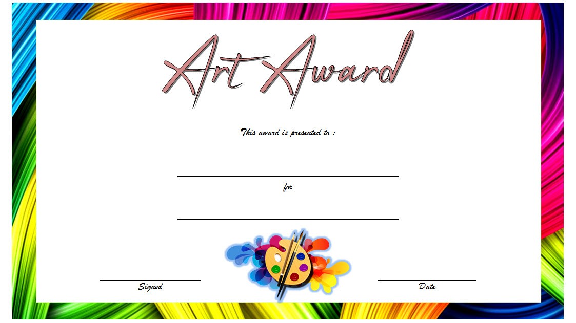 Free Art Award Certificate Templates Editable 10 ELEGANT DESIGNS Fresh Professional Templates