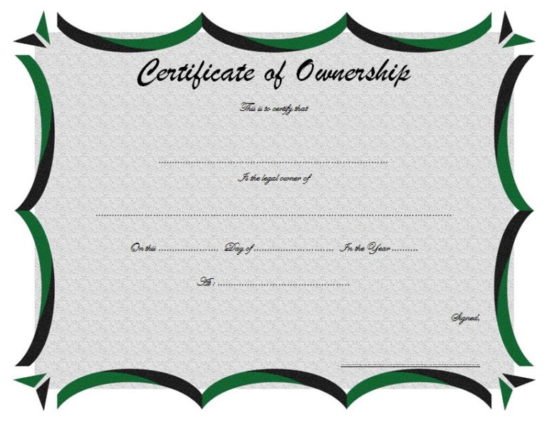 ownership-certificate-templates-editable-10-official-designs-fresh