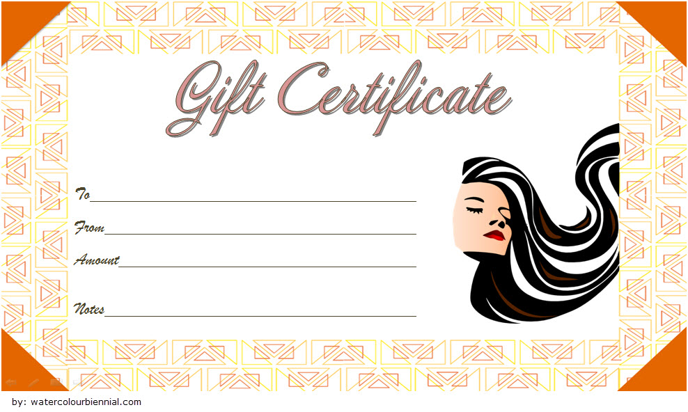 Hair Salon Gift Certificate Templates 8 Beautiful Designs Free 