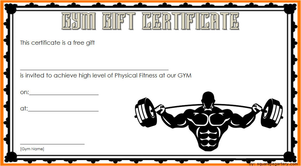 gym christmas gift certificate word template free download microsoft