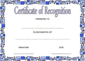 10+ Downloadable Certificate of Recognition Templates FREE – Fresh ...