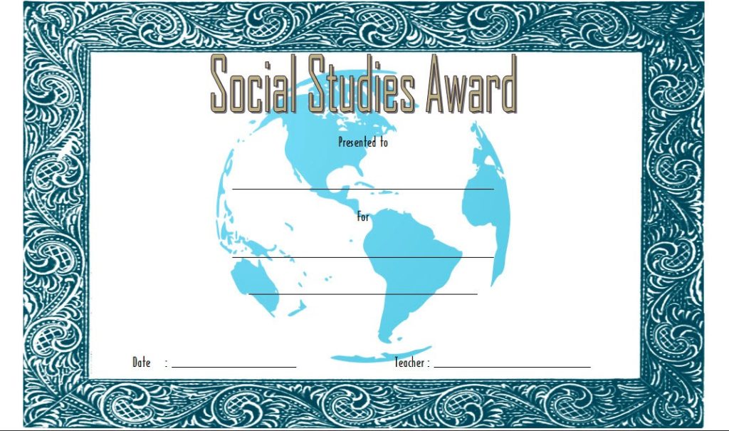 Editable Certificate Social Studies [10+ Perfect Designs Free] Fresh