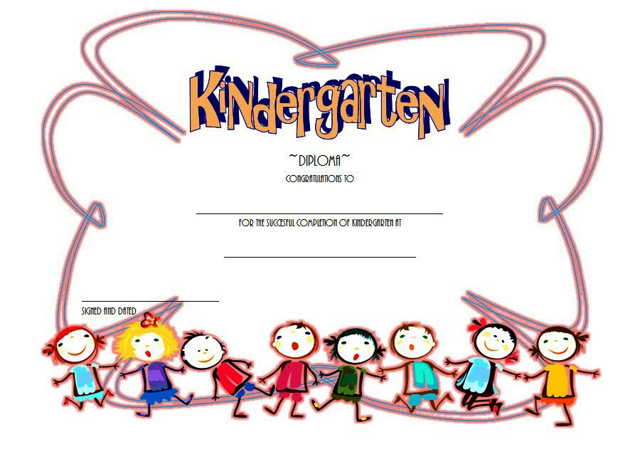 Kindergarten Completion Certificate Templates 9 BEST DESIGNS Fresh 