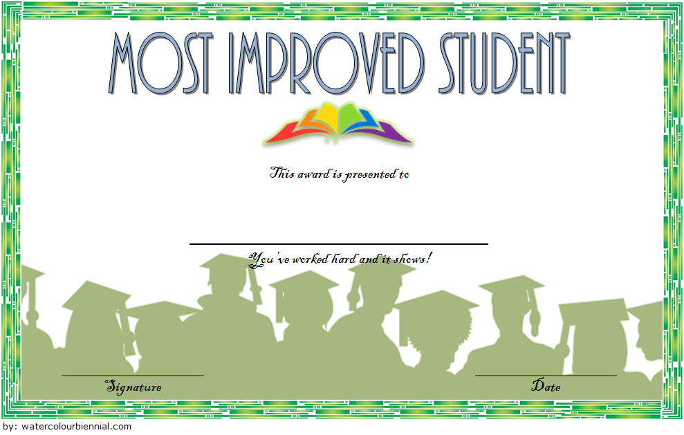  Free Printable Most Improved Student Certificates Printable Templates