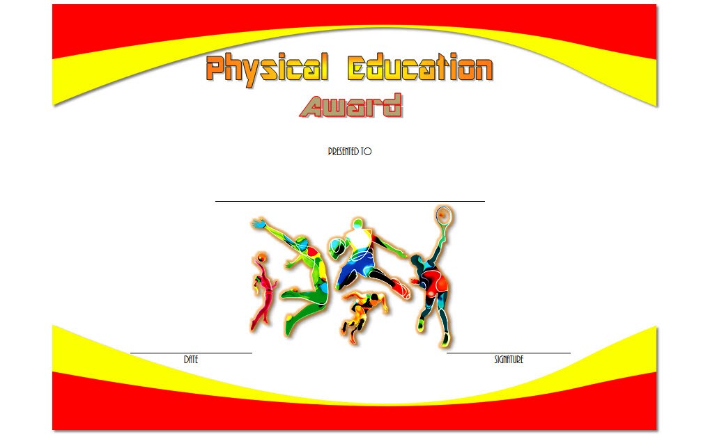 physical education certificate template editable, pe certificate templates, free printable physical education award certificates, physical fitness award certificate template, free printable certificates for students, free sports certificate templates, sports day certificate template