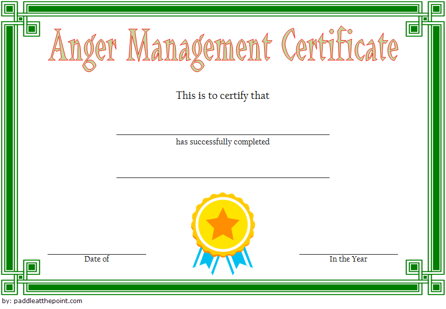 anger management certificate template, printable anger management certificate, anger management certificate pdf, anger management class certificate of completion, free anger management certificate of completion template, anger management course certificate