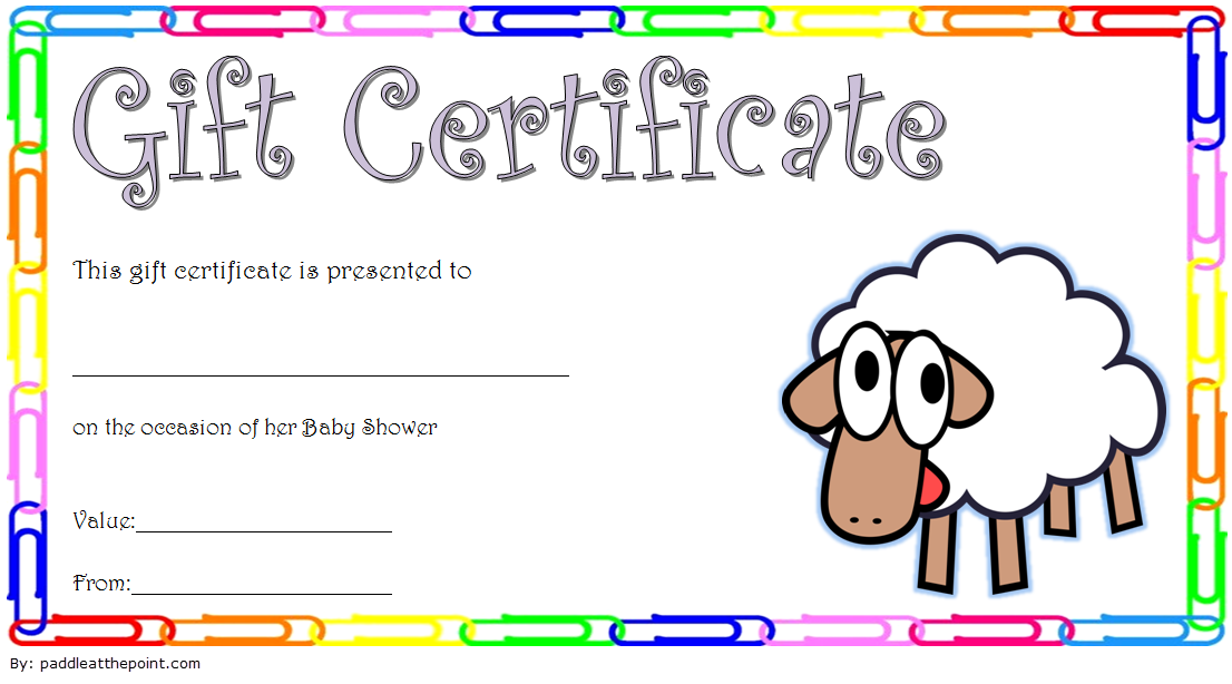 baby shower gift certificate template free, practical baby shower gifts, best baby shower gifts 2018