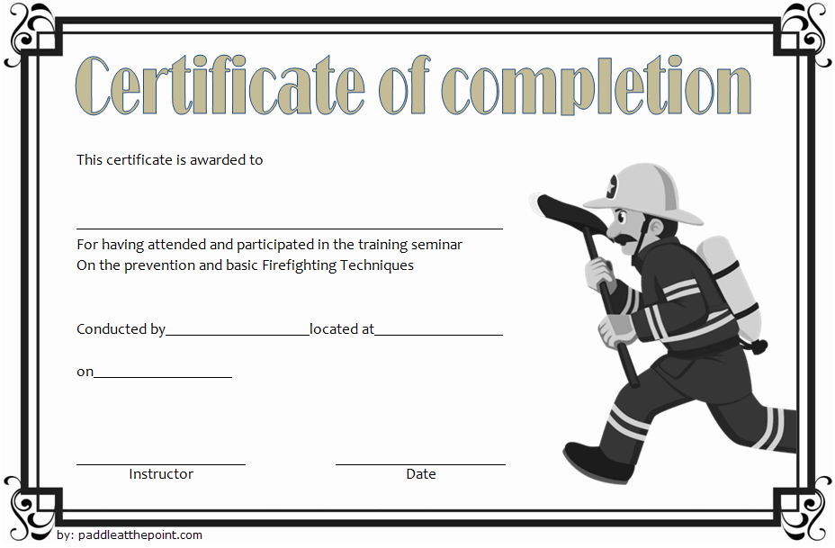 firefighter certificate template, firefighter training certificate template, honorary firefighter certificate template, firefighter of the year award template, junior firefighter certificate template