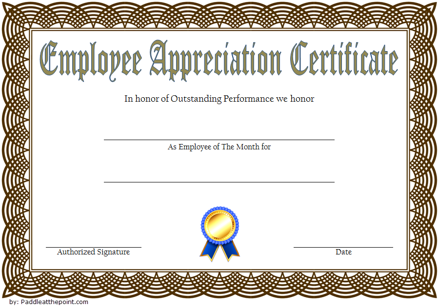 Employee Appreciation Certificate Template 7 Great Designs Free Fresh Professional Templates