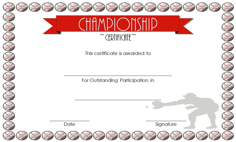 10+ Certificate of Championship Template Designs FREE