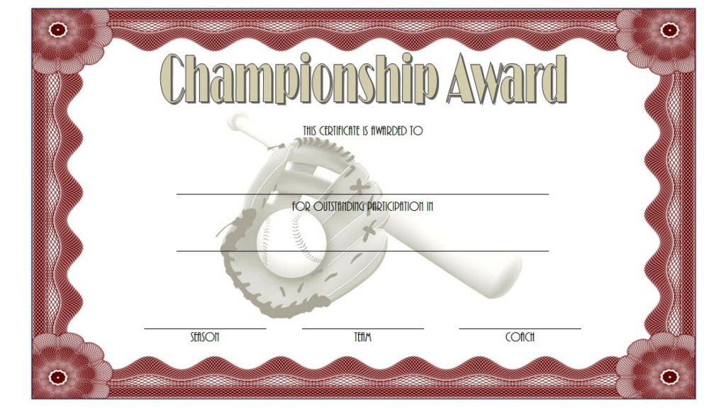 10+ Certificate of Championship Template Designs FREE Fresh