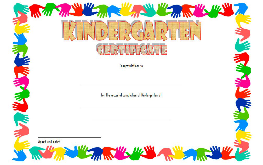 10 Kindergarten Graduation Certificates To Print FREE Fresh Professional Templates