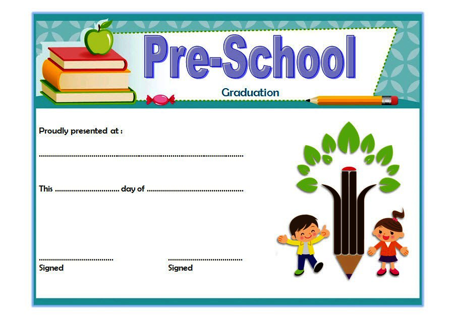 Preschool Graduation Certificate Free Printable 10 Designs Fresh Professional Templates