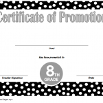 5+ EDITABLE 8th Grade Promotion Certificate Template Free Designs